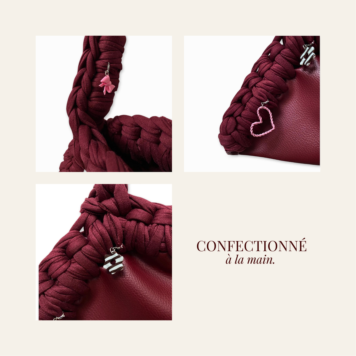 Sac Gloria bordeaux