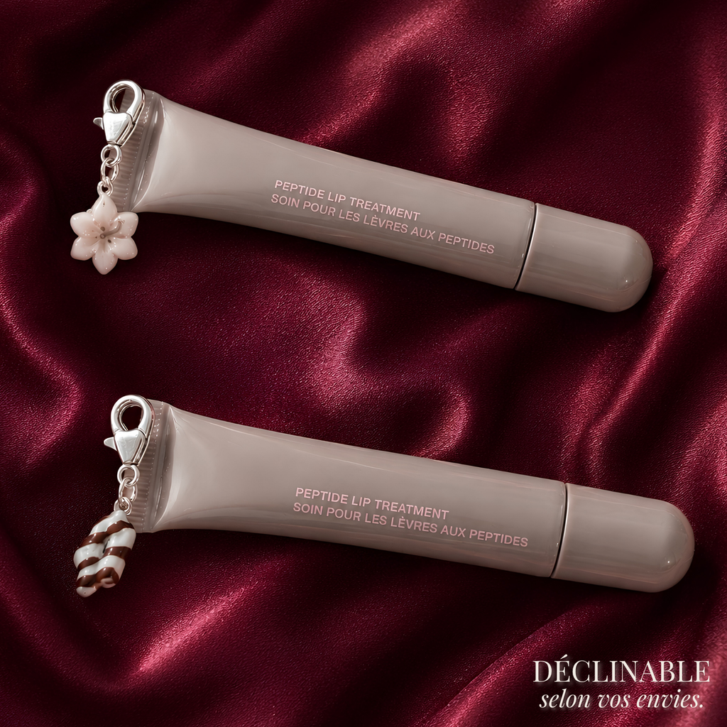 Charms signature - fleur à rayures