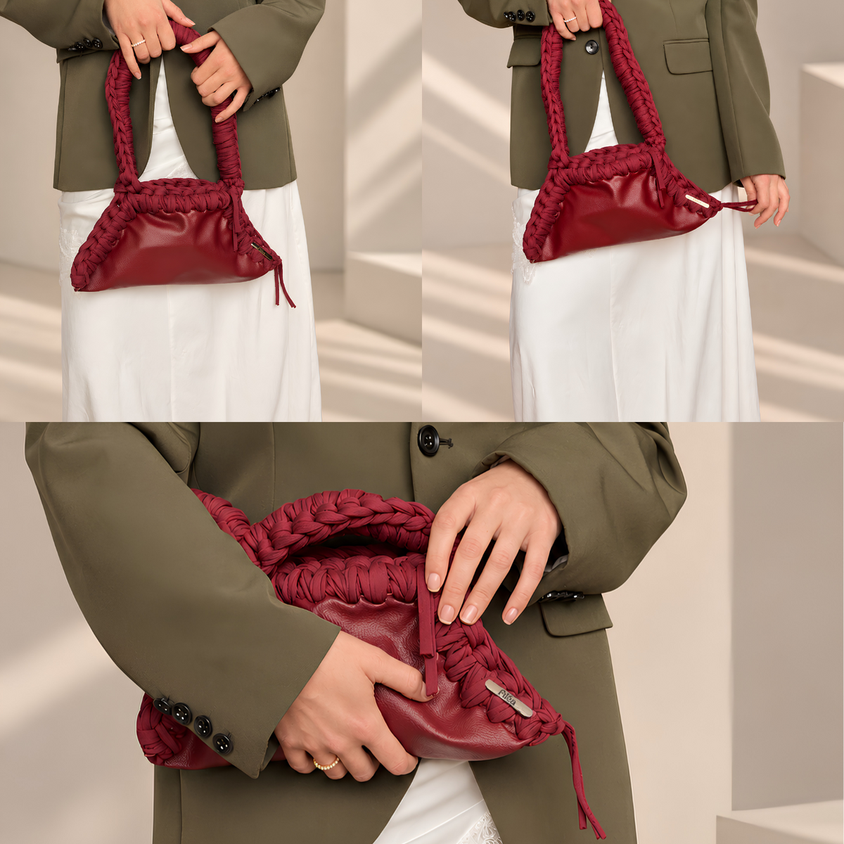 Sac Gloria bordeaux